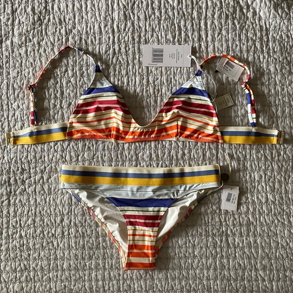 STELLA MCCARTNEY | Colourful striped small bikini - Picture 4 of 10